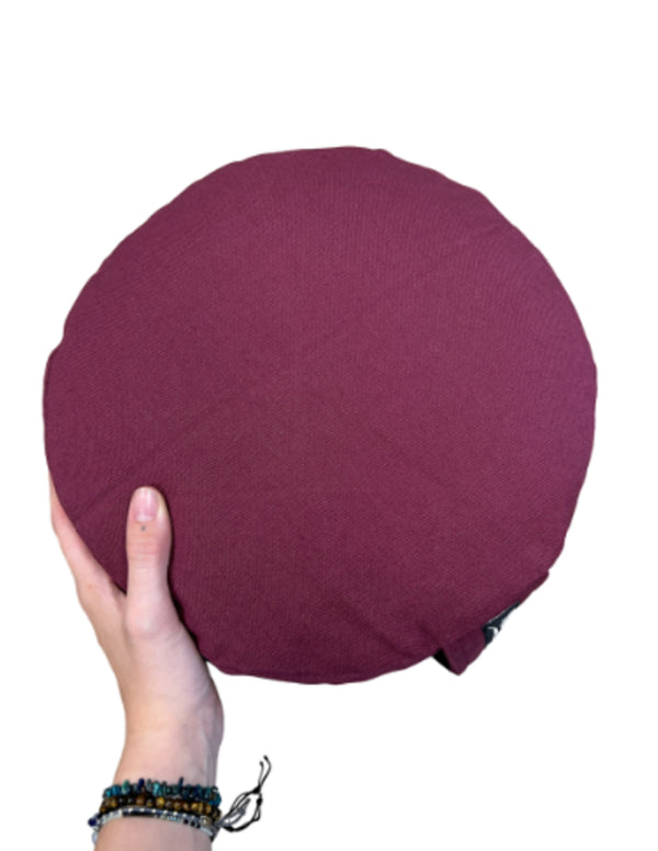 YogaStyles meditatiekussen-PRO-RONDO Bordeaux/Paars