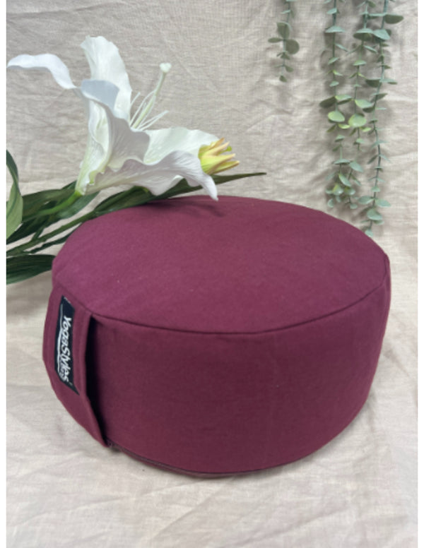 YogaStyles meditatiekussen-PRO-RONDO Bordeaux/Paars