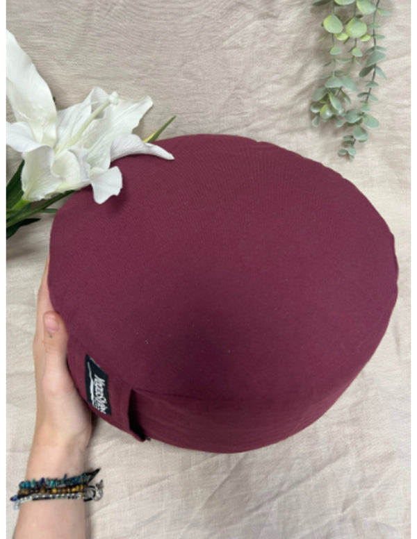 YogaStyles meditatiekussen-PRO-RONDO Bordeaux/Paars