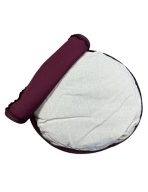 YogaStyles meditatiekussen-PRO-RONDO Bordeaux/Paars