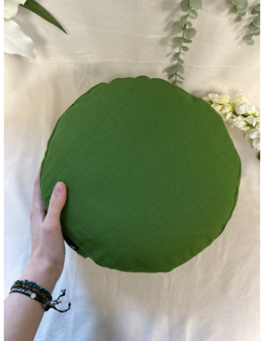 YogaStyles Meditatiekussen Pro-Rondo Olijf groen