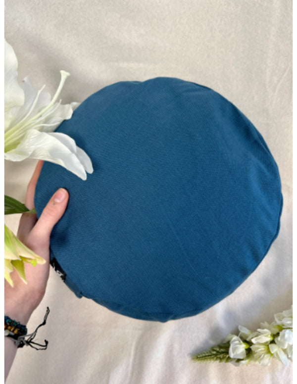 YogaStyles Meditatiekussen-PRO-RONDO Petrol Blauw