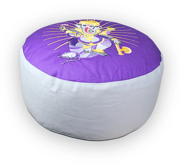 YogaStyles Meditatiekussen Symbolic Ganesha Paars