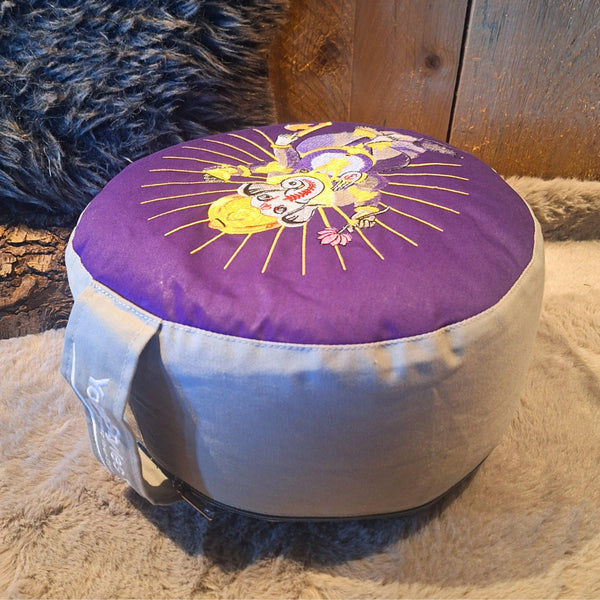 YogaStyles Meditatiekussen Symbolic Ganesha Paars