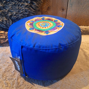 YogaStyles Meditatiekussen Symbolic Ohm blauw