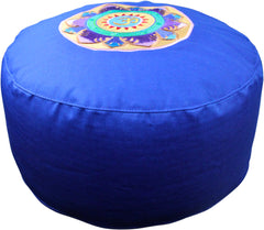 YogaStyles Meditatiekussen Symbolic Ohm blauw
