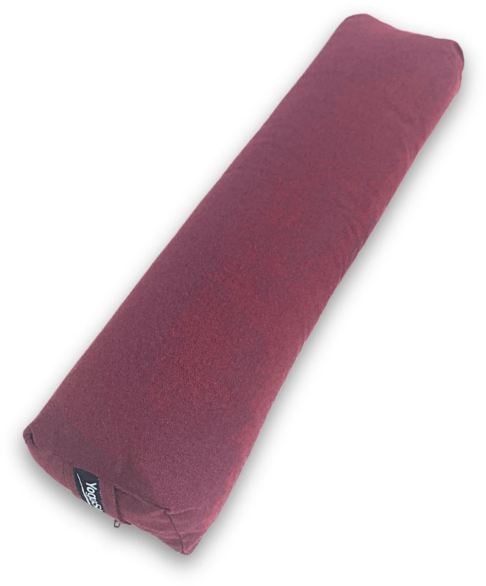 YogaStyles Pranayama Yoga Bolster Bordeaux-paars