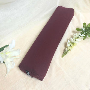YogaStyles Pranayama Yoga Bolster Bordeaux-paars