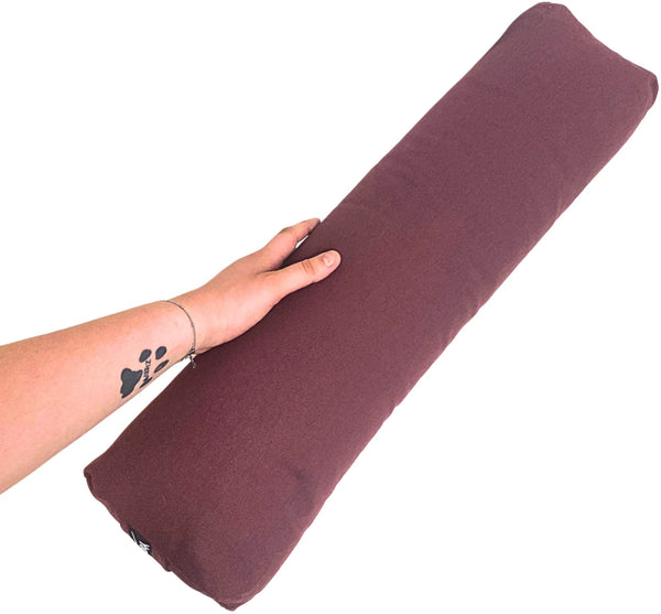 YogaStyles Pranayama Yoga Bolster Bordeaux-paars
