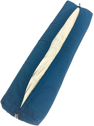 YogaStyles Pranayama Yoga Bolster Petrol