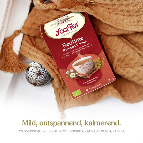 Yogi Tea Bedtime Rooibos Vanilla - tray: 6 stuks