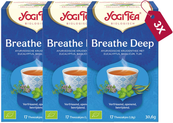 Yogi Tea Breathe Deep Bio - 3 pakjes
