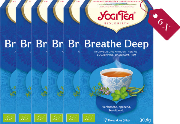 Yogi Tea Breathe Deep - tray: 6 stuks