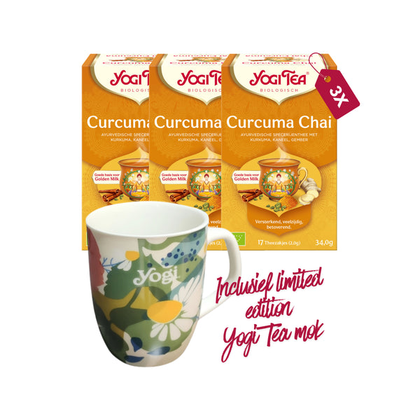 Yogi Tea Curcuma Chai Bio - 3 pakjes