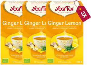 Yogi Tea Ginger Lemon Bio - 3 pakjes