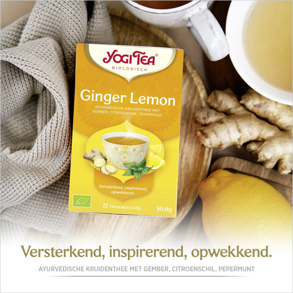 Yogi Tea Ginger Lemon Bio - 3 pakjes