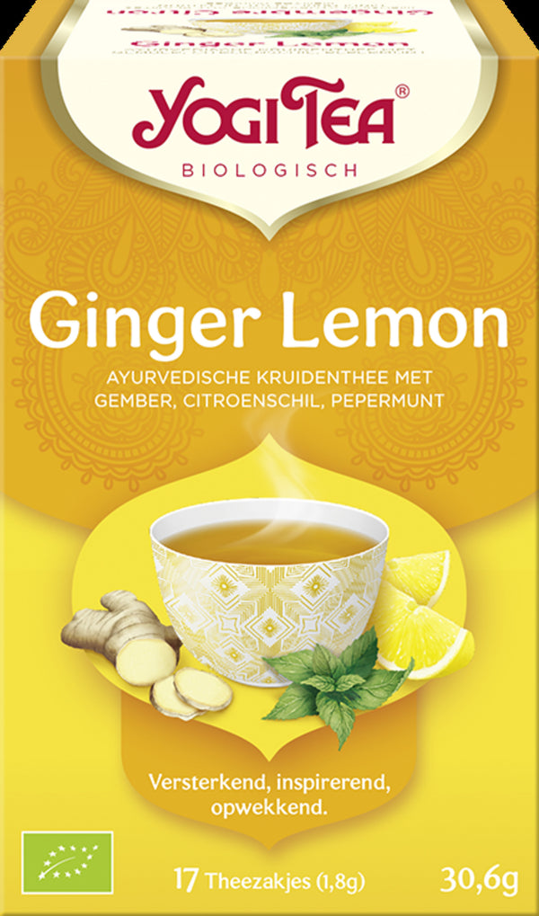 Yogi Tea Ginger Lemon Bio pakje