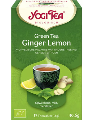 Yogi Tea Green Tea Ginger Lemon Bio pakje