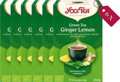 Yogi Tea Green Tea Ginger Lemon - tray: 6 stuks