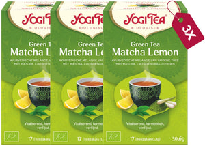 Yogi Tea Green Tea Matcha Lemon Bio - 3 pakjes