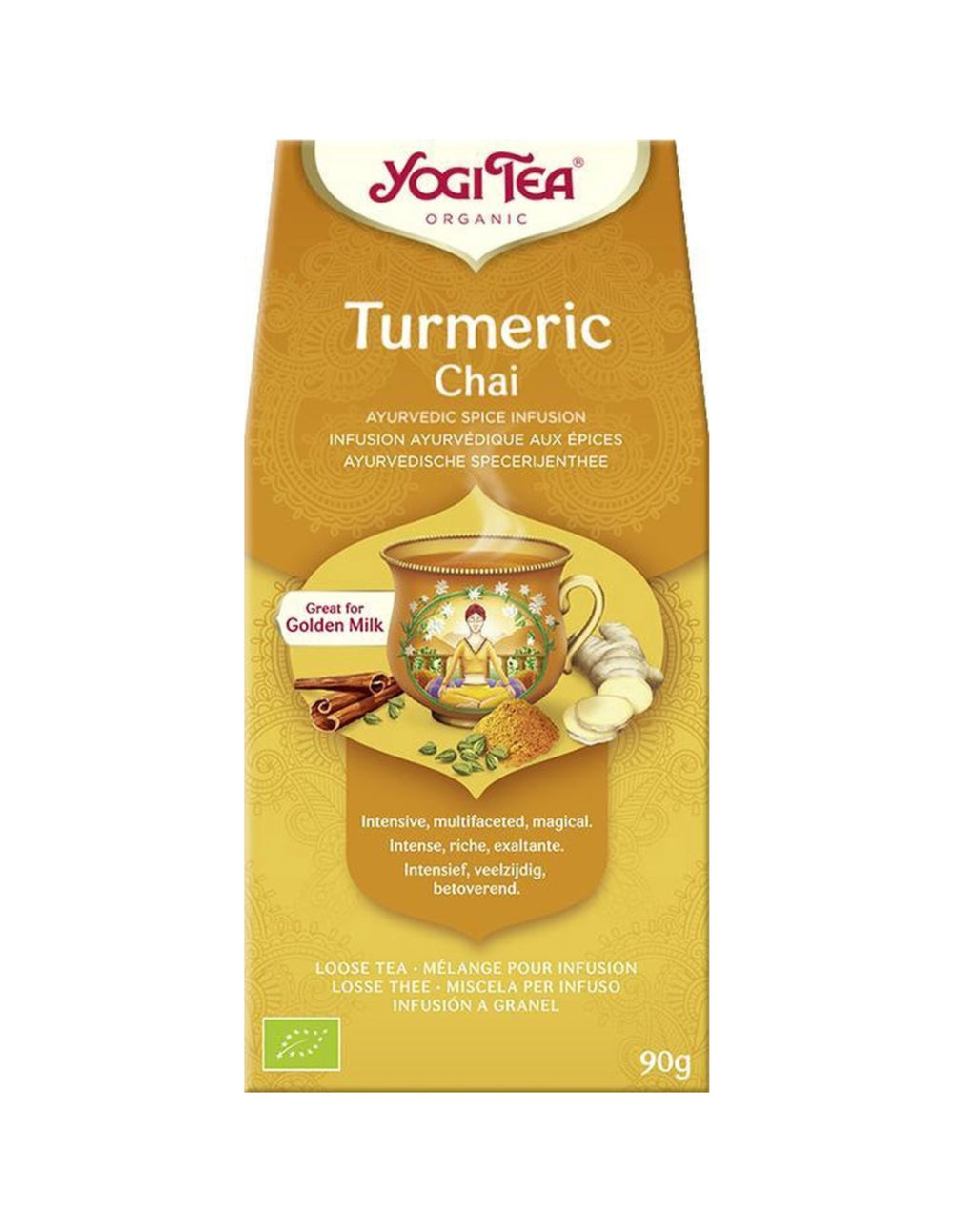Yogi Tea Kurkuma Chai - Turmeric Chai 90g Bio