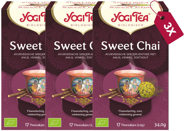 Yogi Tea Sweet Chai Bio - 3 pakjes