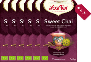 Yogi Tea Sweet Chai - tray: 6 stuks