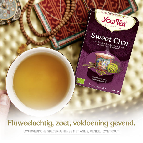 Yogi Tea Sweet Chai - tray: 6 stuks
